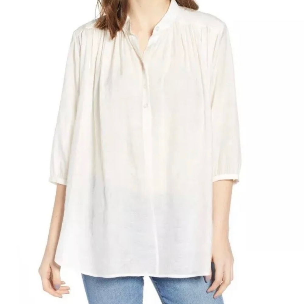 NWT Rebecca Minkoff Fleur Top - Ecru - Size S